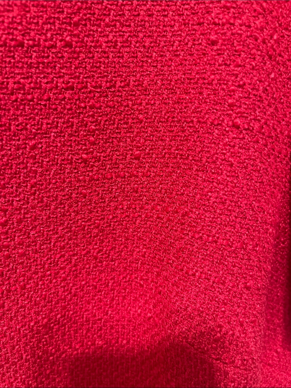 NWT $128 J. Crew Factory Red Cardinal Tweed Short Sleeve Dress Size 16 - Picture 7 of 9